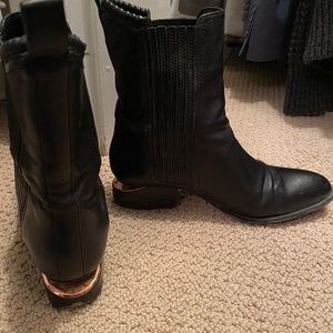 Alexander Wang Booties with rose gold